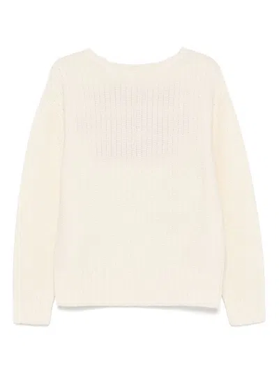 Visvim Pullover Mit U-boot-ausschnitt In Weiss