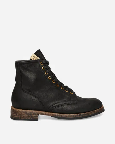 Visvim Brigadier Hi-folk Boots In Black