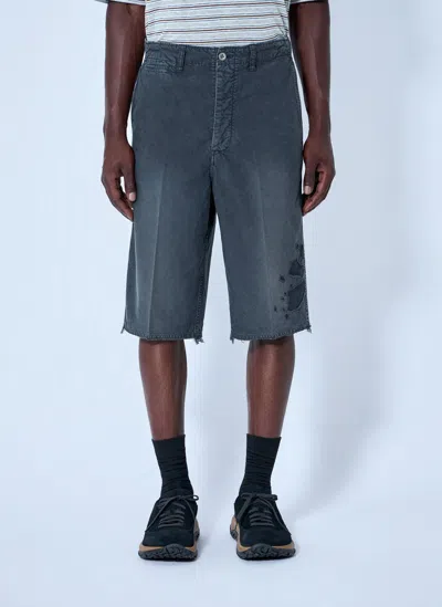 Visvim Broader Chino Shorts In Blue