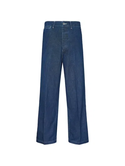 Visvim Broader Wide-leg Jeans In Multi