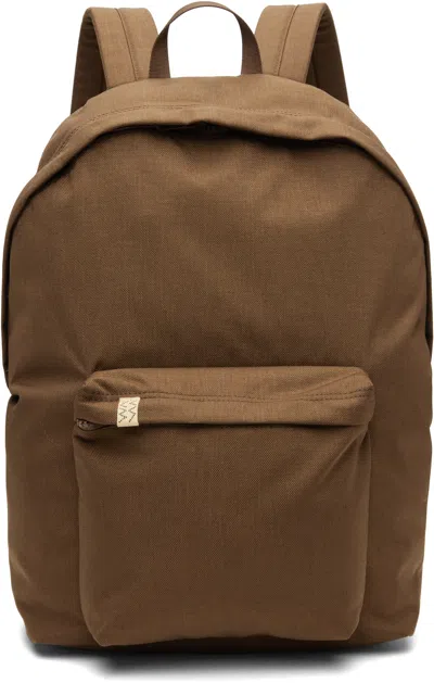 Visvim Brown Cordura Rucksack 22l Backpack