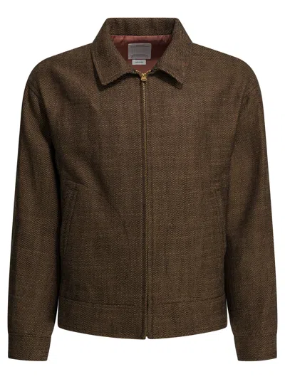 Visvim Brown Linen Wool Jacket
