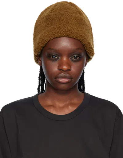 Visvim Brown Logo Beanie