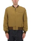 Visvim Brown Solid Mock Collar Jacket In Brown