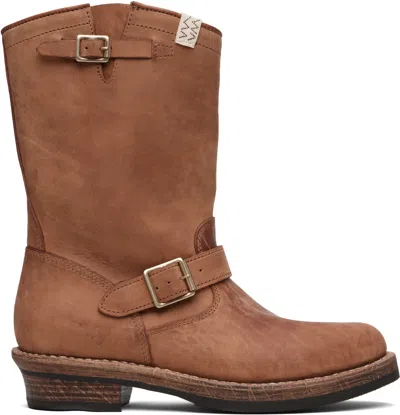 Visvim Brown T.w.o. Folk Boots