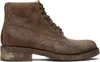 Visvim Virgil Boots-folk Dark In Brown
