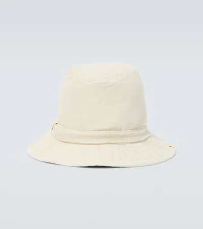 Visvim Buckley Cotton Canvas Hat In White