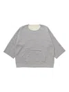 Visvim Burrow Dual Pocket Sweatshirt In Gray