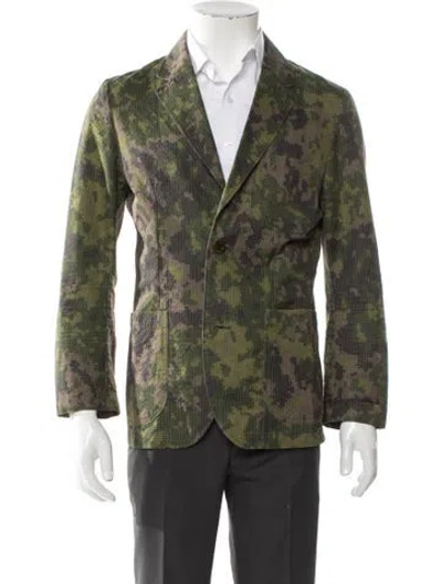Pre-owned Visvim Camo Ripstop Camouflage Print Sport Coat In Green