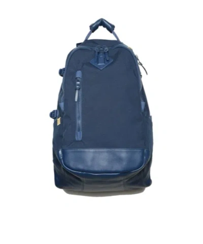 Visvim Canvas Leathertrim Utility Backpack In Blue