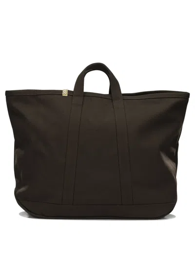 Visvim "canvas Rime Tote L" Large Hand Bag In Brown