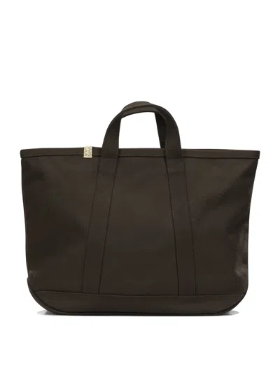 Visvim Canvas Rime Tote M Handbags Brown