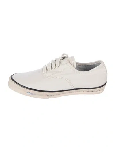 Pre-owned Visvim Canvas Sneakers In Neutrals/white