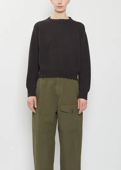 Visvim Carree Sweat L/s W In Black