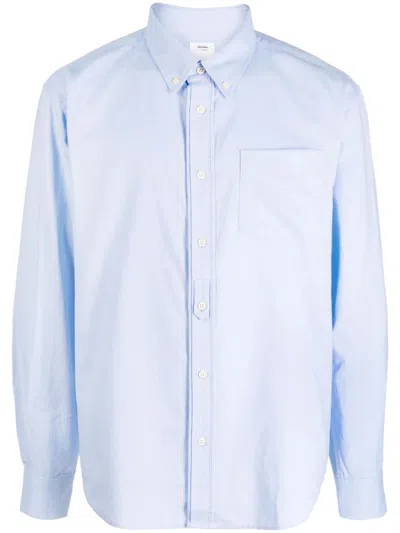 Visvim Chest-pocket Cotton Shirt In Blau