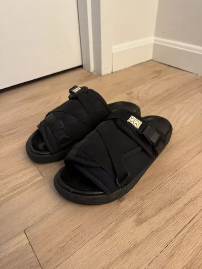 Pre-owned Visvim Christo Sandal In Black