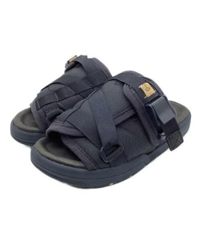 Pre-owned Visvim Christo Slide Sandals Navy Size S