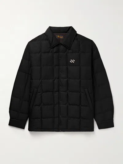 Visvim Men S Coach Down Quilted Jacket In Multi