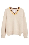 Visvim College Wool And Cashmere Sweater In Neutral
