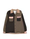 Visvim Colour-block Panelled Jacket In Multi