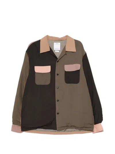 Visvim Colour-block Panelled Jacket In Multi