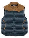 Visvim Piumino Colter In Rayon Blu  Uomo In Blau