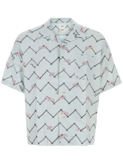 Tシャツ・カットソー VISVIM SS23 Printed rayon Copa shirt (0123105011019 LTBLUE) Visvim Blue Printed Rayon Copa Shirt In Light Blue | ModeSens
