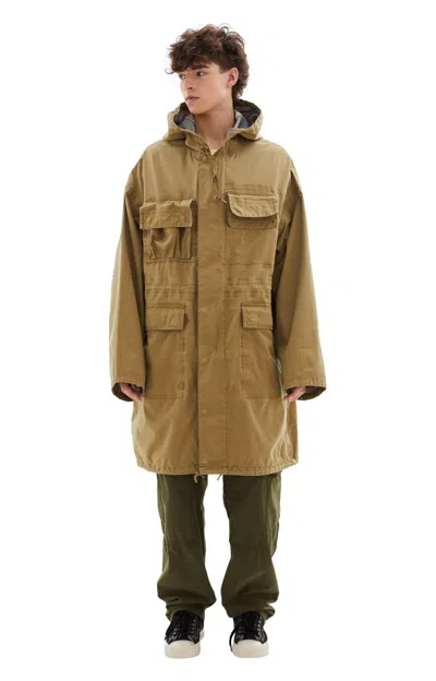 Visvim Copleston Field 3l Parka In Khaki