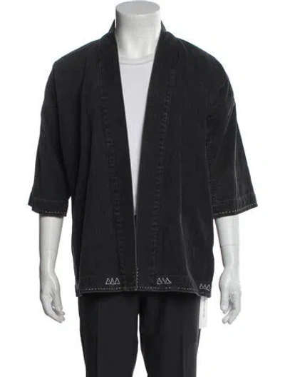 Pre-owned Visvim Corduroy Three-quarter Sleeve Shirt In Gray