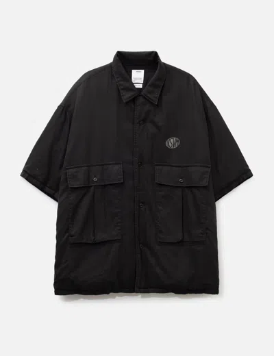 Visvim Cornet Down Shirt S/s In Black