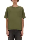 Visvim Cotton And Silk T-shirt In Green