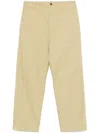 Visvim Wide Leg Chino Trousers Pockets In Neutral