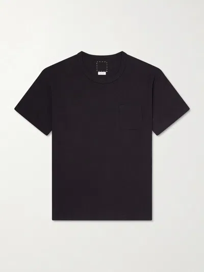 Visvim Cotton-jersey T-shirt In Black