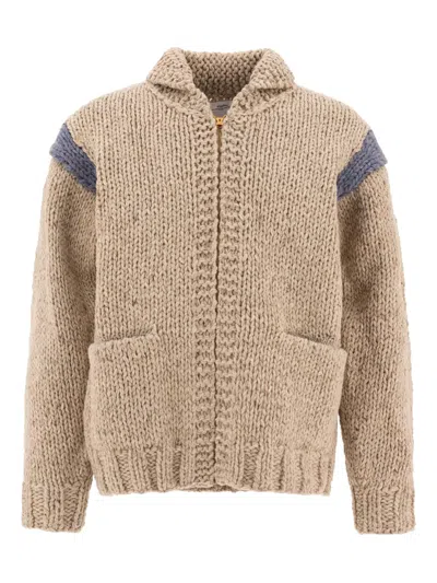 VISVIM COWICHAN HAND-KNIT ZIP-FRONT CARDIGAN