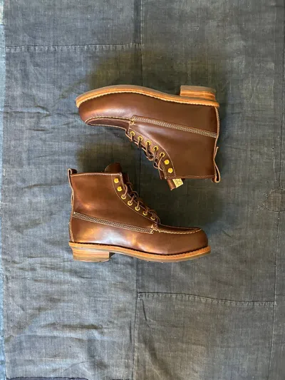 Pre-owned Visvim Cradle Moc Shoes In Brown