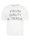 Visvim Jumbo Printed Cotton-blend T-shirt In White