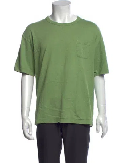 Pre-owned Visvim Crew Neck Short Sleeve T-shirt In Green