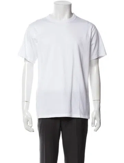 Pre-owned Visvim Crew Neck Short Sleeve T-shirt In White