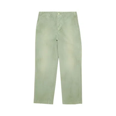 Pre-owned Visvim Damaged Chino Pants 'light Green' | Men's Size 4