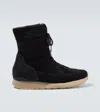 Visvim Daytona Suede Ankle Boots In Black