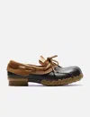 Visvim Decoy Duck Lo-folk Loafers In Multi