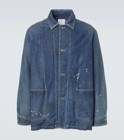 VISVIM DENIM DOWN OVERSHIRT