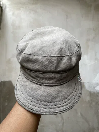 Pre-owned Visvim Designer Japan Original  Sunfaded Cadet Cap In Black