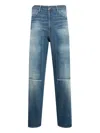Visvim Distressed-effect Jeans In Blue