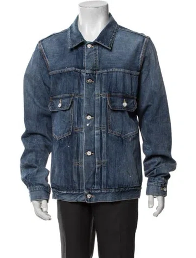 Pre-owned Visvim Dmgd-999 Denim Jacket In Blue
