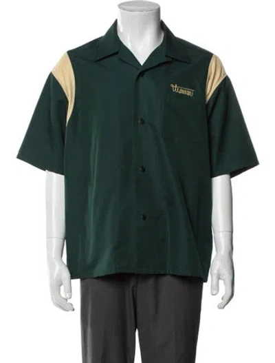 Pre-owned Visvim Douglas Vacation Wool Shirt In Green