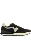Visvim Fkt Runner Suede And Leather-trimmed Nylon-blend Sneakers In Black