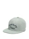 Visvim Embroidered Flat-peak Cap In Green