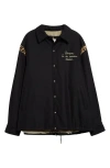Visvim Black Coach Jacket In Black