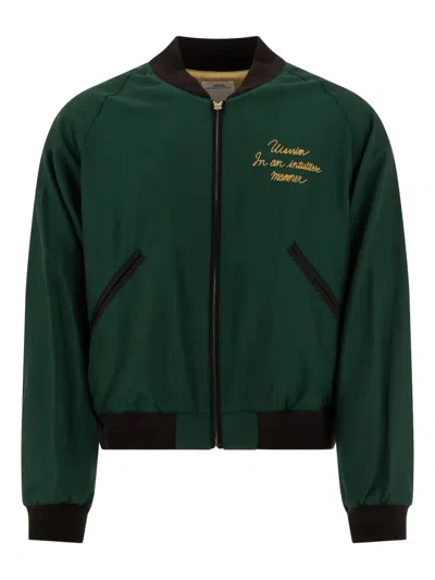Visvim Men's "hackett" Bomber Jacket In Green